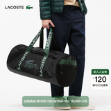LACOSTE【王一博同款】法国鳄鱼情侣款潮流百搭运动网球包|NH4495WW D20/黑色/绿色