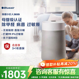 布鲁雅尔（Blueair）空气净化器 3650i 除甲醛 除菌除过敏原 除异味 除二手烟 家用卧室空气净化器 除醛小巨人3650i