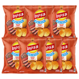 乐事（Lay's）薯片 得克萨斯烧烤味 135克*7包 休闲零食 膨化食品