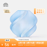 拓竹PETG Translucent半透明 3D打印耗材 多色可调透光度 防水抗晒不易翘曲 RFID智能参数识别 Light Blue透明浅蓝32600 无料盘