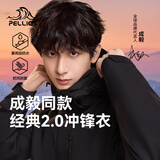 伯希和（Pelliot）成毅同款经典山野2.0冲锋衣男女三合一抓绒内胆防风防水硬壳外套 成毅同款【男款】曜石黑 | 抓绒内胆可拆卸 XL 女126-135斤男153-169