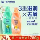 飘柔洗发水 滋润去屑1KG+精油护发素750g