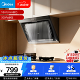 美的（Midea）抽吸排油烟机 家用大吸力侧吸式油烟机上门安装以旧换新出租房屋脱排烟机CXW-200-J30