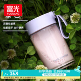 富光玻璃杯高硼硅玻璃水杯子女生便携牛奶咖啡刻度高颜值茶杯330ml