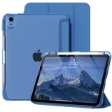 RBP适用2025款ipad11/10代11寸平板保护壳三折款四周气囊防弯抗摔带笔槽-海军蓝