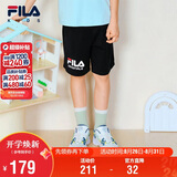 FILA斐乐儿童童装短裤2026年夏季男女童中大童休闲宽松五分裤