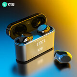 索爱（soaiy）A1 二代 真无线蓝牙耳机降噪通话音乐运动入耳式耳机 适用于苹果华为荣耀小米手机 黑色 黑色