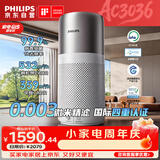 飞利浦（PHILIPS）空氣淨化器 小巨風 除甲醛分解 家用 除異味煙味除 PM2.5 霧霾 AC3036/00