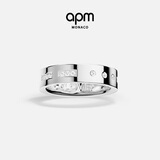APM Monaco周翊然同款LOVE摩斯密码戒指情侣对戒送男女友生日礼物