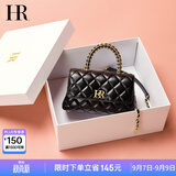 HR赫莲娜包包女包头层牛皮单肩斜挎包女时尚菱格手提包女生日礼物