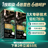 施华蔻（Schwarzkopf）怡然一按染泡泡染发乳2.0雾感冷黑 染发剂男女多次盖白热门商品
