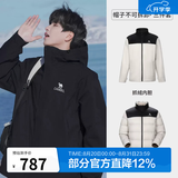 骆驼（CAMEL）[北风]三合一冲锋衣户外登山服防风防雨防污抓绒羽绒内胆运动外套 [羽绒+抓绒]幻影黑男  A13CAXX085AB M