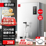 德玛仕（DEMASHI）开水器商用开水机电热工厂公司用全自动直饮水热水机热水器烧水器开水桶炉30L/h DMS-KSQ-20PC1
