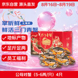 【活蟹】掌昕鲜三门青蟹 公母对蟹（5-6两/只）4只鲜活螃蟹中秋送礼盒非大闸蟹源头直发