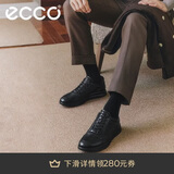 爱步（ECCO）正装鞋 增高牛皮休闲皮鞋男 雅仕男鞋系列207124 黑色39