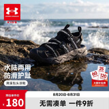安德玛（Under Armour）儿童凉鞋春夏季男女中大童软底防滑运动户外溯溪干湿两穿包头凉鞋