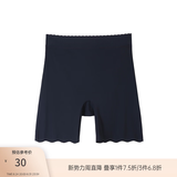 纤莉秀大码女装防走光不卷边安全裤丝滑轻薄无痕裸感打底裤秋新款1730 黑色 4XL