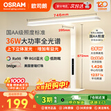 欧司朗（OSRAM）高亮护眼书桌台灯桌面大路灯全光谱防眩可调光儿童学习专用阅读灯 【XL20】36W普瑞灯珠/显指98