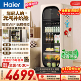 海尔（Haier）229升双温风冷冰吧家用冷藏柜保鲜柜办公室客厅小冰箱饮料水果小冰柜LC-229WLH9EY1U1大容量冰箱
