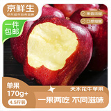 京鲜生 天水花牛苹果 净重4.5斤 单果170g+ 生鲜水果源头直发