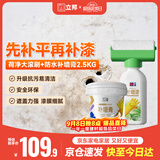 立邦墙面修复补墙膏荷净补墙漆防水防霉抗菌腻子膏白色 500g+2.5kg