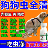 狗狗驱虫药体内体外一体百虫杀片犬用猫咪崇净二合一防肚子寄生虫 100片*1瓶 【一吃虫全清】