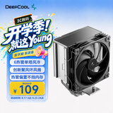 九州风神（DEEPCOOL）玄冰600性能版CPU风冷散热器/6热管单塔/创新聚风环风扇/热管偏置不挡内存/多平台支持