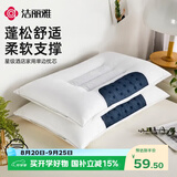 洁丽雅（Grace）枕头定型枕星级酒店家用枕芯 磁石枕 枕头成人一对