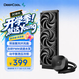 九州风神（DEEPCOOL）LE360V2 ZERODARK一体式水冷散热器/预装聚风环风扇/PWM调速水泵/3年质保