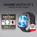 华为（HUAWEI）【咨询享优惠】WATCH FIT 5运动智能手表蓝牙通话轻薄大屏高中学生健康管理NFC门禁男女心率 韵律黑【甄选表带+精美表盘】