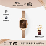 丹尼尔惠灵顿（DanielWellington）DW女士手表复古小方糖钢表带石英腕表教师节礼物送女友DW649