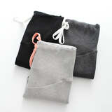 米度丽孕妇打底裤秋冬外穿长裤加绒加厚孕妇裤春秋螺纹小脚托腹裤孕妇 秋冬螺纹加绒款-浅灰色001R XL码（建议120-150斤左右）