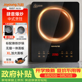 九阳（Joyoung）电磁炉家用电磁灶电池炉2200W一键爆炒定时功能大面板易操作一套带锅C22S-N636