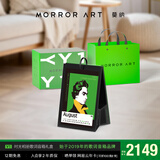 MORRORART 莫纳 Y1时光相册歌词音箱无线蓝牙音响悬浮字幕家用桌面日历电子相框智能生日礼物国家补贴礼盒款