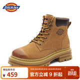 Dickies男士马丁靴时尚百搭帅气英伦风休闲靴子工装靴 土黄 43 