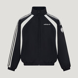 阿迪达斯（adidas）三叶草棉服男装女装2026秋冬季新款运动服保暖立领夹克外套棉衣 LG4558黑色/三条纹 L