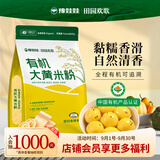 豫娃娃有机大黄米粉2斤 黄米粉杂粮粉 油炸糕馒头粘豆包黍米面烘焙原料