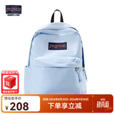 JANSPORT杰斯伯书包轻便双肩包男女旅行包简约背包电脑包学生校园 4QUT85V风铃蓝-侧边袋