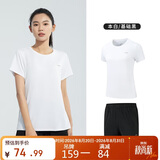 361°运动套装女夏季新款跑步休闲短袖短裤两件套瑜伽服662414001H-1