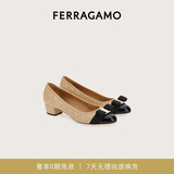 菲拉格慕（Ferragamo）女士Vara蝴蝶结高跟鞋 0702227_1D _ 75 礼物送女友