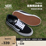 VANS范斯官方 线上专售Faulkner美式经典薄绒男鞋板鞋 黑色 41 