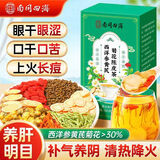 南京同仁堂西洋参黄芪枸杞决明子菊花金银花陈皮熬夜去火明目养肝护肝排毒茶