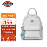 Dickies双肩包女生背包轻便百搭可爱迷你学生书包时尚满印通勤旅行包 蓝