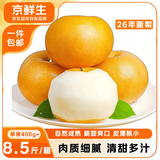 京鲜生正宗山东莱阳秋月梨 净重8.5斤 单果400g+应季生鲜水果 源头直发