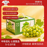 京鲜生云南阳光玫瑰葡萄【糖度≈18°Bx】净重5斤起 单果12g起 中秋礼盒