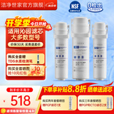 洁净世家适用沁园净水器滤芯KRL提拉系列小新小水钻小净灵小白鲸RO反渗透膜净水机 UR-S5676i【PGP+RO+CTO套】