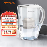 九阳（Joyoung）家用滤水壶海洋系列1壶1芯 杏仁白3.2L过滤净水器净水壶 RB102