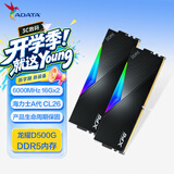 威刚（ADATA）32GB(16GBX2)套装 DDR5 6000 台式机内存条 海力士A-die颗粒 XPG龙耀D500G(黑色) C26