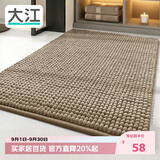 大江浴室地垫门口吸水地垫厕所脚垫卫生间地垫50x80cm
