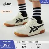 亚瑟士ASICS男鞋女鞋运动休闲鞋复古篮球鞋百搭板鞋 COURT MZ 米白色/黑色 43.5